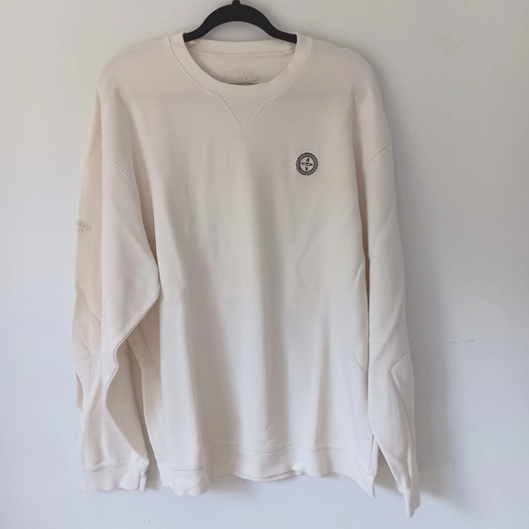 Callaway Other - Callaway Golf Crewneck Sweatshirt Men's XL Cream‎ Pullover Performance